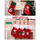 Meia Natalina Tamanho Grande para Decoração de Lareira (36x16 cm)