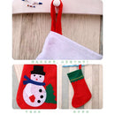 Meia Natalina Tamanho Grande para Decoração de Lareira (36x16 cm)