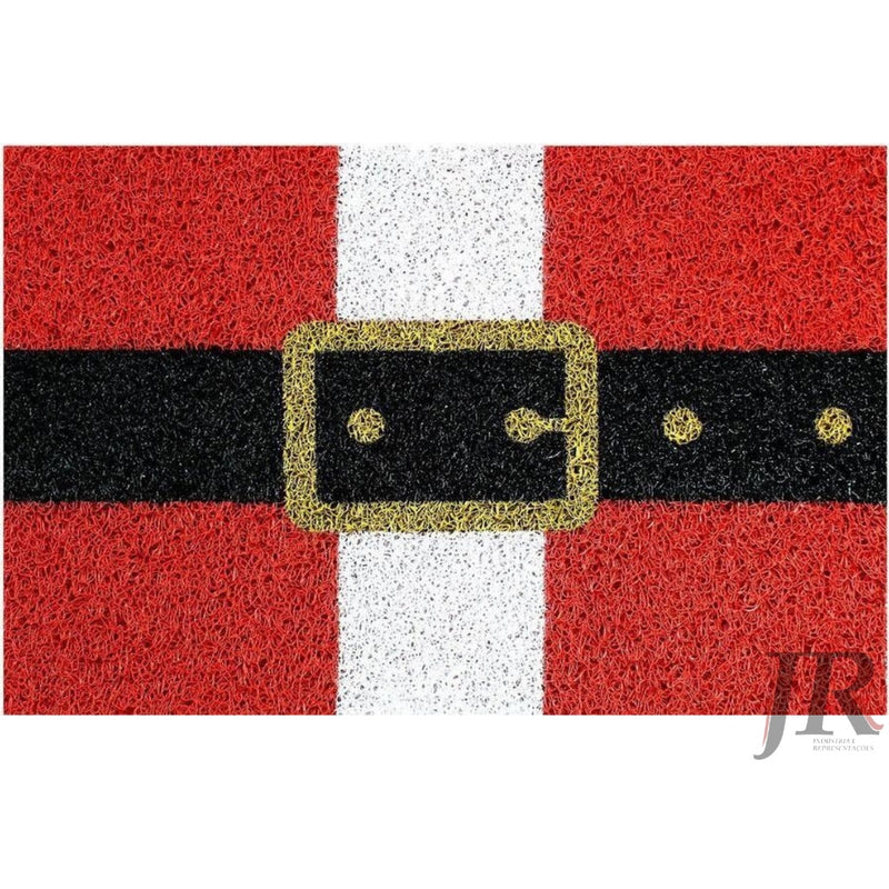 Capacho Natalino Cinto do Papai Noel – PVC Antiderrapante (60x40 e 80x40)