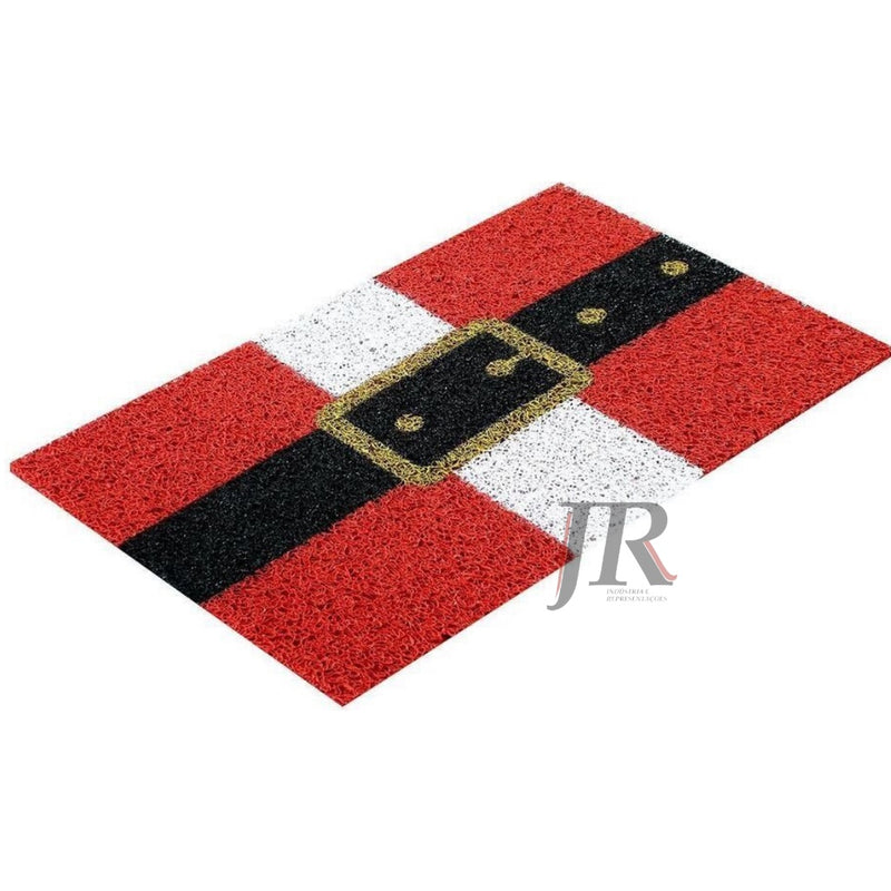 Capacho Natalino Cinto do Papai Noel – PVC Antiderrapante (60x40 e 80x40)