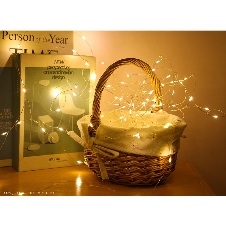 Kit 50 Cordões de Luz LED 1m Luzes de Fada para Decoração e Festa