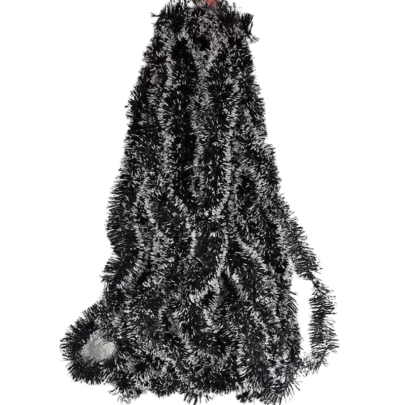 Kit 10 Festões Natalinos 2m – Verde ou Nevado (9 cm ou 6 cm)