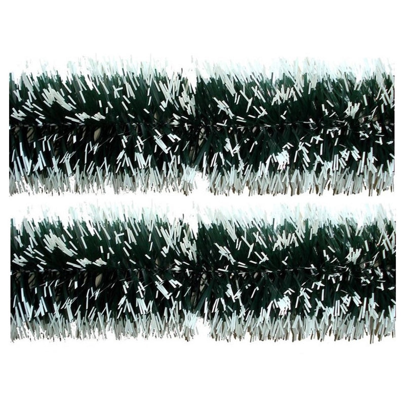 Kit 10 Festões Natalinos 2m – Verde ou Nevado (9 cm ou 6 cm)