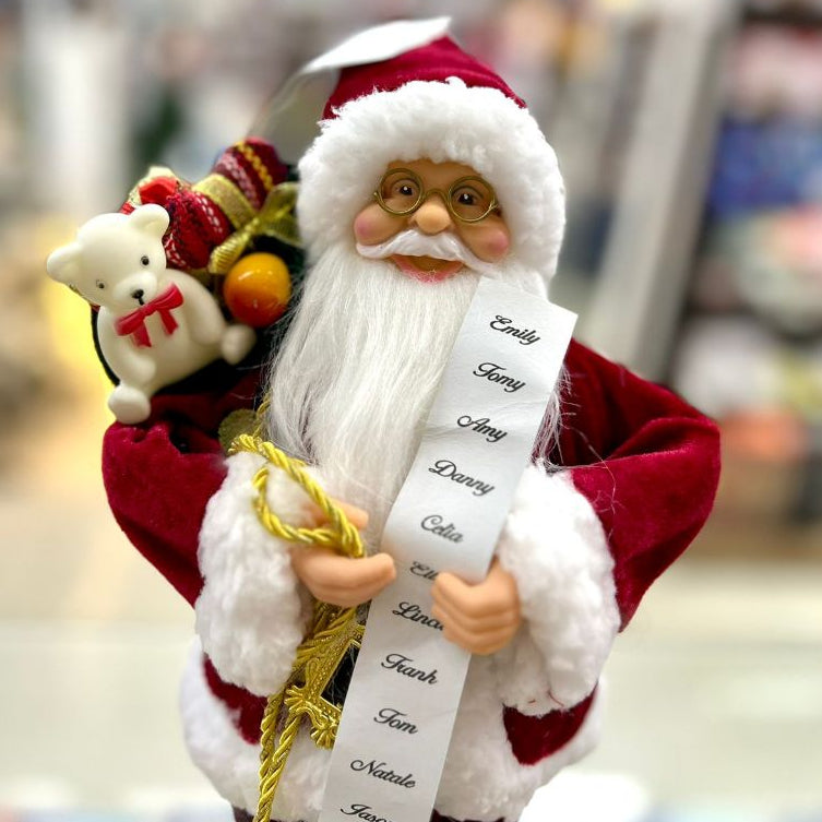 Enfeites Decorativos Papai Noel e Mamãe Noel para Natal