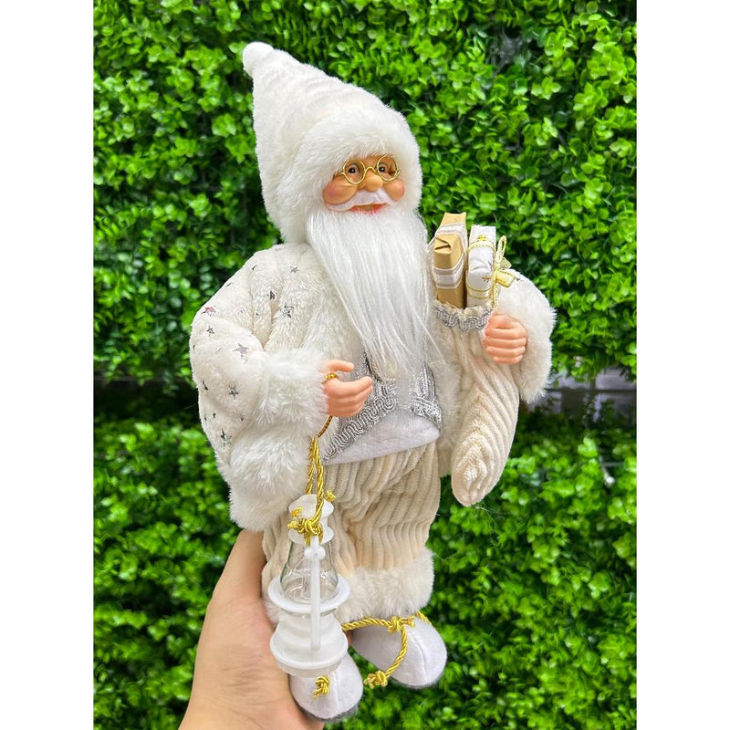 Enfeites Decorativos Papai Noel e Mamãe Noel para Natal