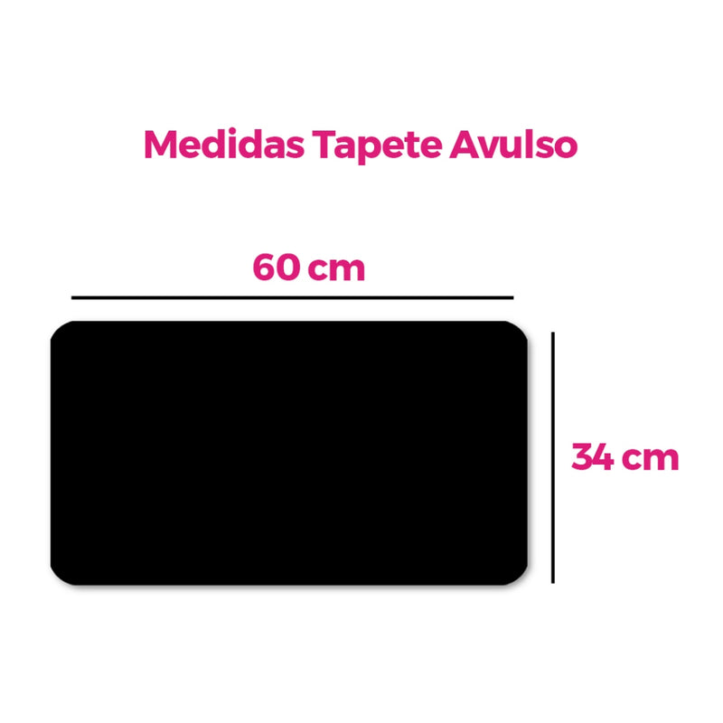 Tapete de Entrada Natalino Antiderrapante – Gatinhos (34 x 60 cm)