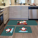 Kit 3 Tapetes de Cozinha Natalinos Antiderrapantes – Envio Rápido