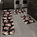 Kit 3 Tapetes de Cozinha Natalinos Antiderrapantes – Envio Rápido