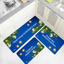 Kit Tapetes Antiderrapantes para Cozinha Natal 3 Peças – Diversas Estampas