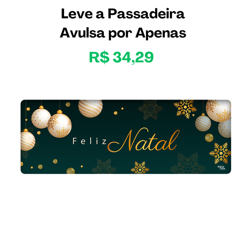 Kit Tapetes Antiderrapantes para Cozinha Natal 3 Peças – Diversas Estampas