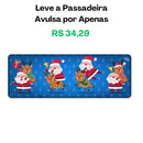 Kit Tapetes Antiderrapantes para Cozinha Natal 3 Peças – Diversas Estampas