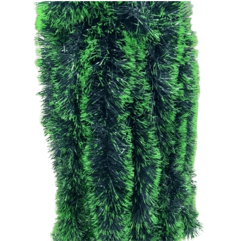 Kit 10 Festões Natalinos 2m – Verde ou Nevado (9 cm ou 6 cm)