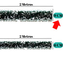Kit 10 Festões Natalinos 2m – Verde ou Nevado (9 cm ou 6 cm)
