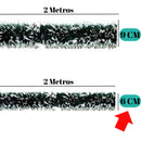 Kit 10 Festões Natalinos 2m – Verde ou Nevado (9 cm ou 6 cm)
