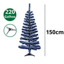 Árvore de Natal Pinheiro Verde Tradicional 90 a 180 cm (até 350 galhos)