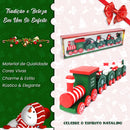 Trem de Natal em Madeira Top Natal — Enfeite Decorativo Clássico