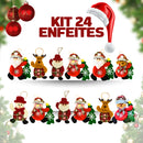 Kit Enfeites de Natal de Pelúcia para Árvore (3, 5 ou 8 peças)