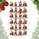 Kit Enfeites de Natal de Pelúcia para Árvore (3, 5 ou 8 peças)