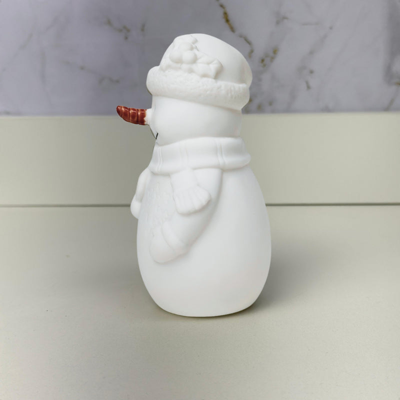 Boneco de Neve LED Chuvisco Taschibra 3000K com Pilhas Inclusas