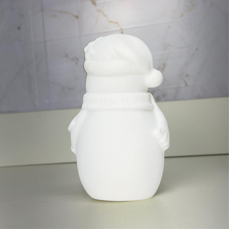 Boneco de Neve LED Chuvisco Taschibra 3000K com Pilhas Inclusas