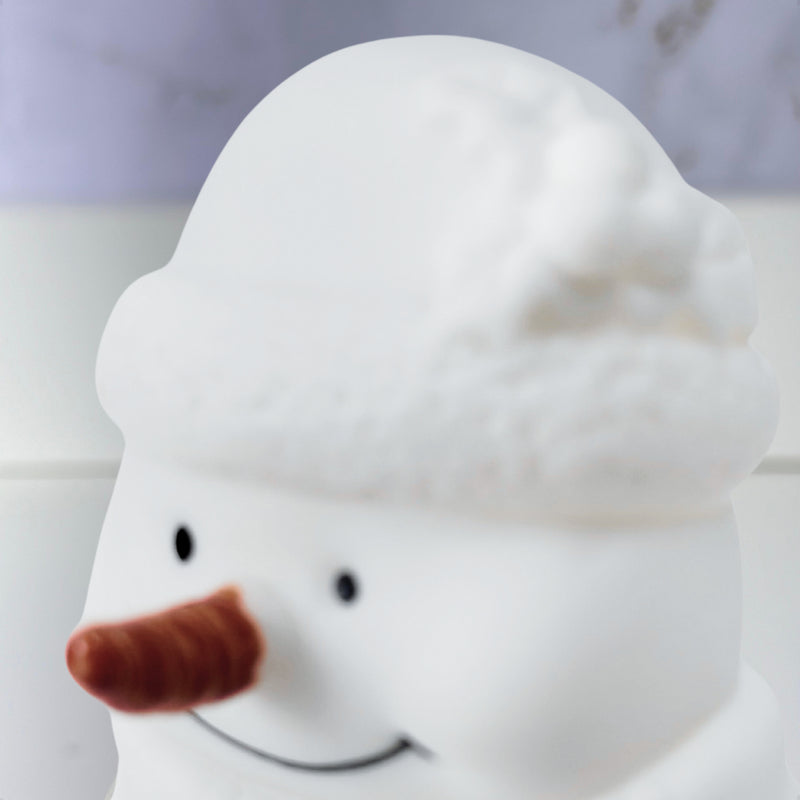 Boneco de Neve LED Chuvisco Taschibra 3000K com Pilhas Inclusas