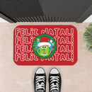 Tapete de Porta Antiderrapante 34x60cm – Feliz Natal Grinch
