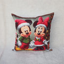 Kit 4 Capas de Almofada Natalinas 45x45 – Mickey, Papai Noel e Personagens