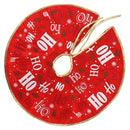 Saia de Veludo para Árvore de Natal Vermelha 90 cm Luxo