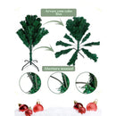 Kit Árvore de Natal 120cm Completo com 100 Enfeites + Pisca 110/220V