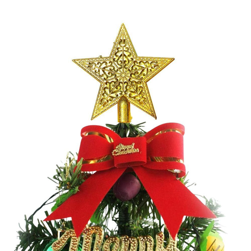 Estrela Ponteira para Árvore de Natal – Dourada, Prata e Colorida (10 a 20,5 cm)