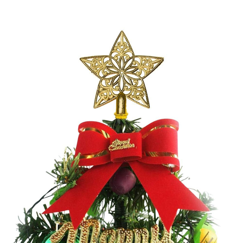 Estrela Ponteira para Árvore de Natal – Dourada, Prata e Colorida (10 a 20,5 cm)