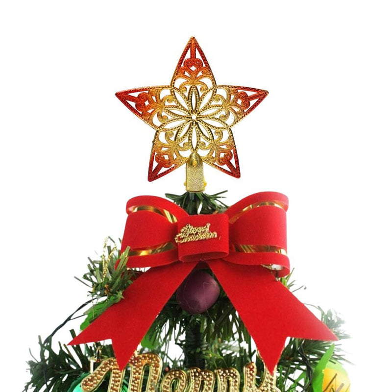 Estrela Ponteira para Árvore de Natal – Dourada, Prata e Colorida (10 a 20,5 cm)