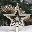 Estrela Ponteira para Árvore de Natal – Dourada, Prata e Colorida (10 a 20,5 cm)