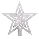 Estrela Ponteira para Árvore de Natal – Dourada, Prata e Colorida (10 a 20,5 cm)