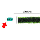 Kit 10 Festões Natalinos 2m – Verde ou Nevado (9 cm ou 6 cm)