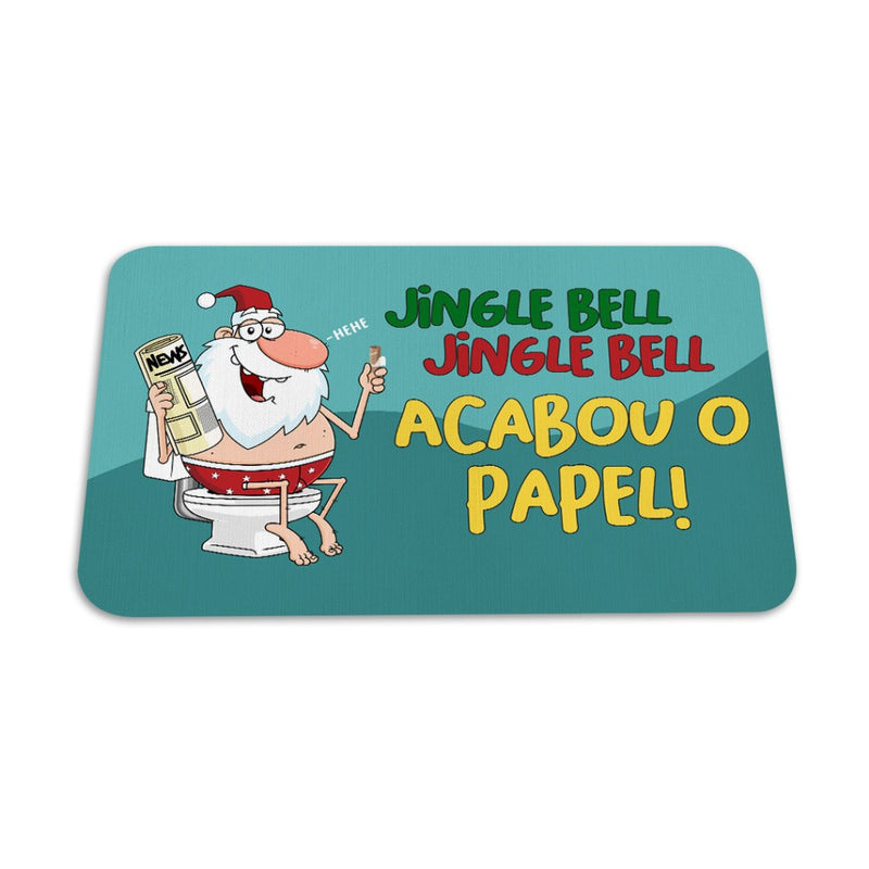 Tapete de Porta Antiderrapante 34x60cm – Feliz Natal Grinch