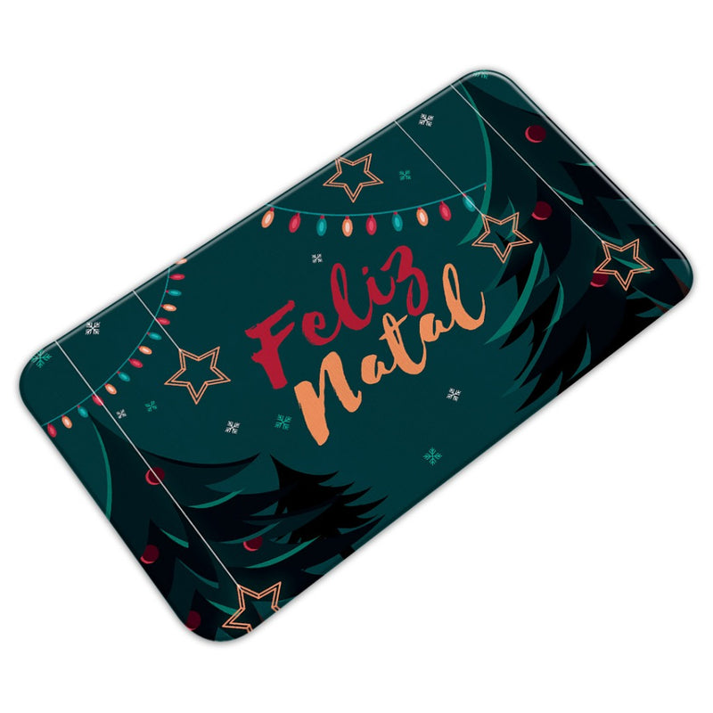 Tapete de Porta Antiderrapante 34x60cm – Feliz Natal Grinch