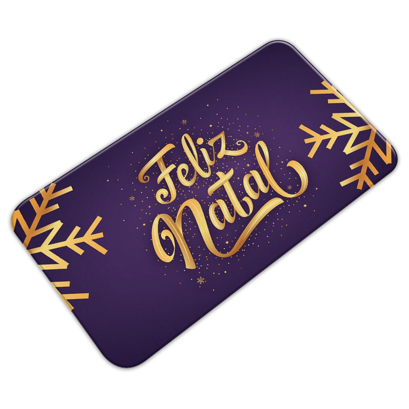 Tapete de Porta Antiderrapante 34x60cm – Feliz Natal Grinch