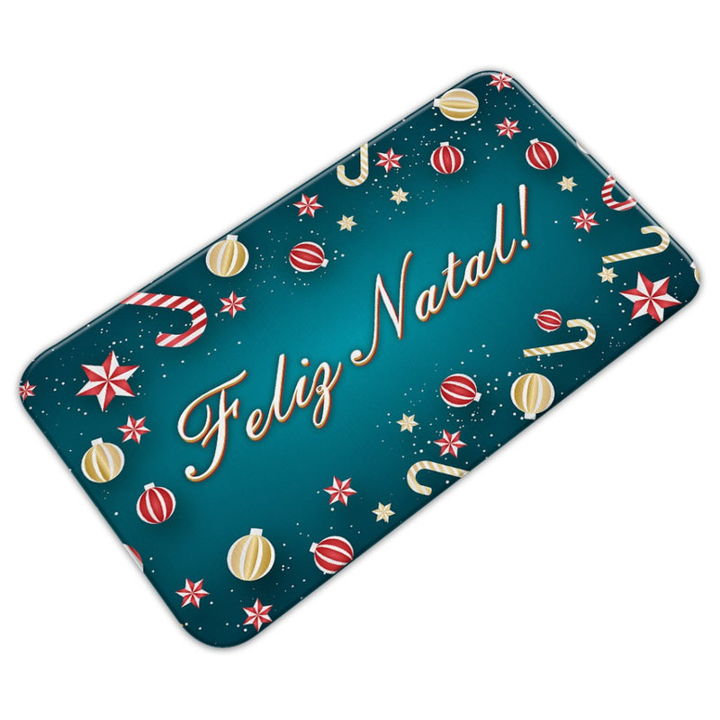 Tapete de Porta Antiderrapante 34x60cm – Feliz Natal Grinch