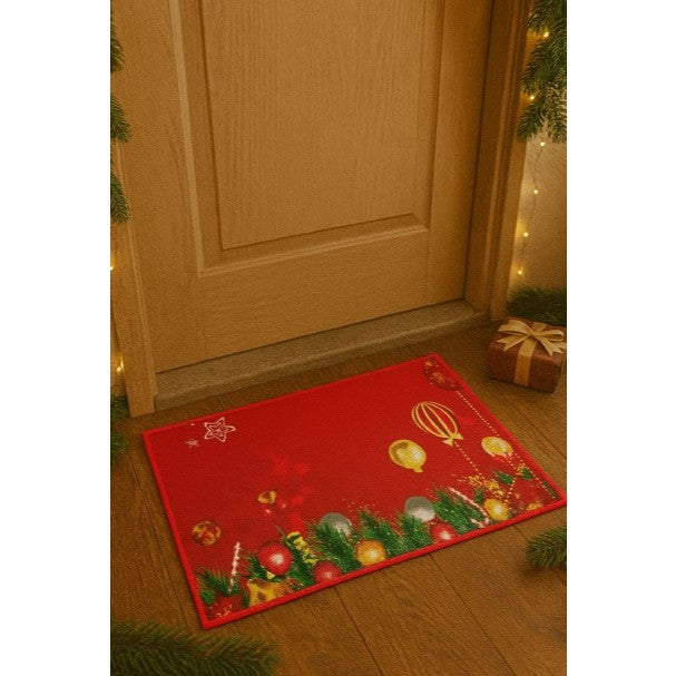 Tapete Natalino Antiderrapante para Entrada 57x40 cm (Estampa Sortida)
