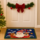 Tapete Porta Bouclé Natalino 60x40 Antiderrapante e Lavável