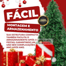 Pinheiro de Natal Premium Verde Super Cheio (Estilo Canadense) – 420 ou 600 galhos + Brinde