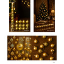 Kit 15 Bolinhas para Árvore de Natal 3cm – Vermelho & Dourado (Liso, Fosco e Glitter)