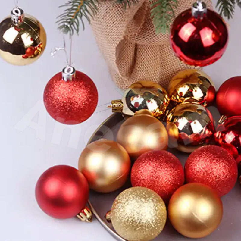 Kit Bolas de Natal Sortidas 4 cm (12 a 48 unidades)
