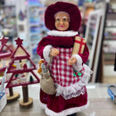 Enfeites Decorativos Papai Noel e Mamãe Noel para Natal