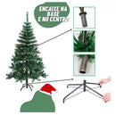 Árvore de Natal Pinheiro Verde Tradicional 90 a 180 cm (até 350 galhos)