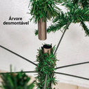 Árvore de Natal Pinheiro Verde Tradicional 90 a 180 cm (até 350 galhos)