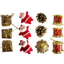 Kit 42 ou 84 Enfeites Pendentes Premium para Árvore de Natal