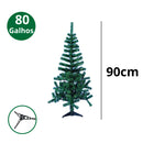 Árvore de Natal Pinheiro Verde Tradicional 90 a 180 cm (até 350 galhos)