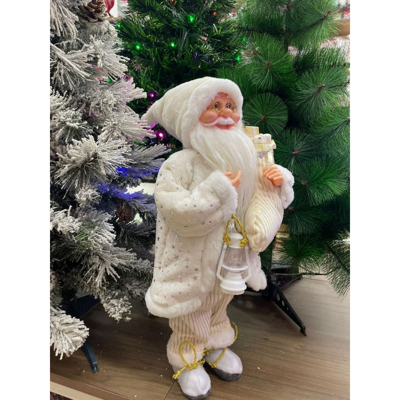 Enfeites Decorativos Papai Noel e Mamãe Noel para Natal